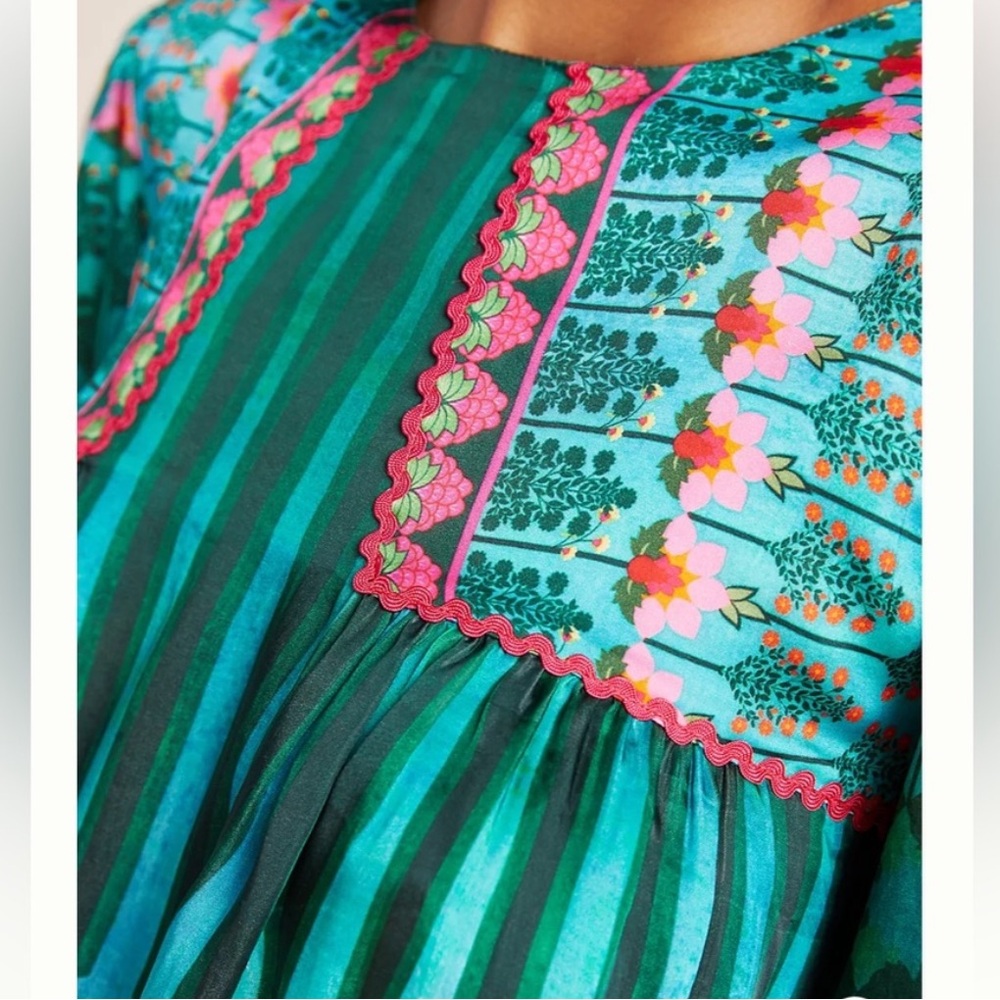 Anthropologie x Siddhartha Bansal Lahiri blouse